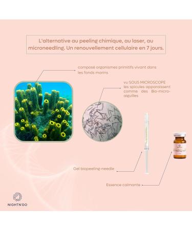 Biopeeling-Needle Light Soin Base de Bio-Micro-Aiguilles Peeling Exfoliant et R g n rant R duit Taches Pigmentaires Acn et Cicatrices Stimulation Collag ne Pack de 6 Soins - Buy Online on GoSupps.com