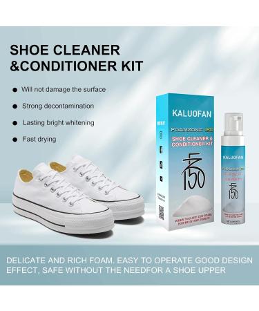 Kaluofan Fz150 Shoe Cleaner Kit - Foamzone 150 Shoe Cleaning Set with Brush and Towel - Buy Online on GoSupps.com