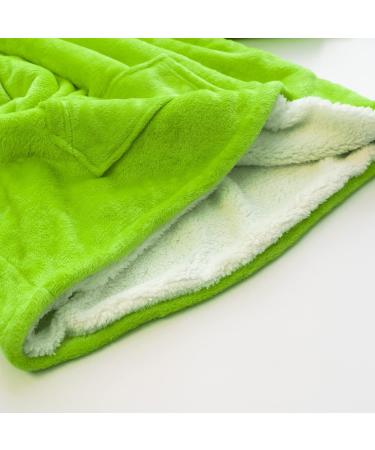 LOLANTA Dinosaur Shark Blanket Hoodie for Kids | Warm Plush Sweatshirt Blanket for Ages 3-12 | Cozy Green Hoodie for 7-12 Years - Buy Online on GoSupps.com