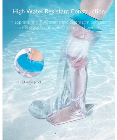 Buy Besumyn Waterproof All-in-Legs Cover for Showering & Swimming | Protect Toes Ankles & Leg Wounds Internationally - Buy Online on GoSupps.com