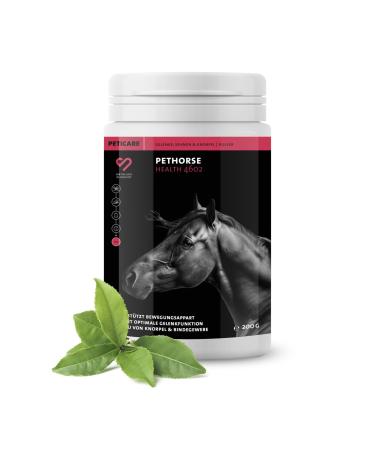 Peticare Joint Powder for Horses | Joint & Tendon Supports, Cartilage | Natural Ingredients for All Ages & Ponies | with MSM & Green Mold | petHorse Health 4602