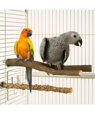 Vueinrg 5-Piece Natural Wood Bird Cage Accessories | Premium Belt Rods & Sticks for Canaries & Nymphic Birds - Buy Online on GoSupps.com