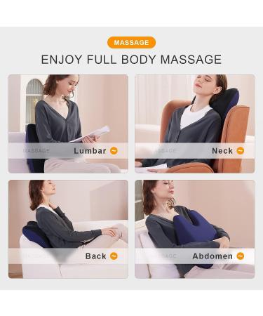 Neck Massage Device with Heat | Shiatsu 3D Back Massager Pillow for Relaxation | Perfect Gifts for Men & Women - Buy Online on GoSupps.com