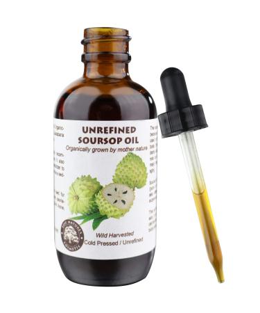 Virgin Soursop Graviola Guanabana Oil (organic, undiluted, unrefined) 2oz / 60 ml