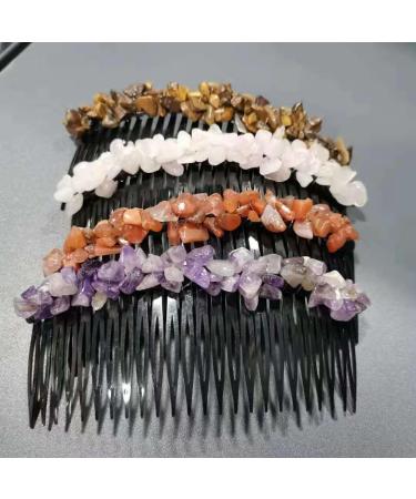 Polished Natural Mineral Crystal Gravel Headwear for Girl (Color : Rose Quartz) - Buy Online on GoSupps.com