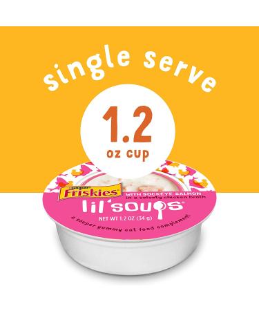 Friskies Purina Lil' Soups Wet Cat Food Complement Variety Pack 30 ct - 30 x 1.2 oz Cups - Buy Online on GoSupps.com