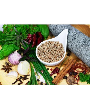 Premium Whole White Pepper - Hand-Picked 800g XL Tin from Indonesia | Fresh & Germ-Reduced - Buy Online on GoSupps.com