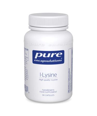 Pure Encapsulations - L-Lysine 500mg - Hypoallergenic Essential Amino Acid Supplement - 90 Vegetarian Capsules 90 Count (Pack of 1) - Buy Online on GoSupps.com