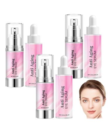 Caffeine Eye Cream & Serum Kit 60ml Care for My Perfect-Looking Eyes Caffeine Serum for Dark Circle Under Eye Reduction Hydrating Cream for Puffy Eyes Fine Lines Daily Use Men Women (3PCS)