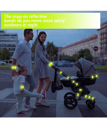 12PC Awroutdoor Reflective Safety Tapes for Kids Bags Strollers & Cyclists | High Visibility Reflectors for Outdoor Activities - Buy Online on GoSupps.com