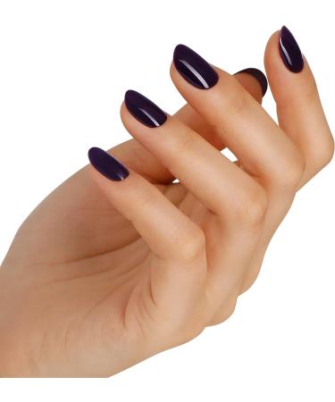 Bluesky Gel Nail Polish Dark Dhalia 80559 Dark Eggplant Purple Long Lasting Chip Resistant 10 ml (Requires Drying Under UV LED Lamp) Dark Dhalia 10 ml (Pack of 1) - Buy Online on GoSupps.com