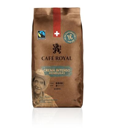 Caf Royal Honduras Crema Intenso Coffee Beans 1kg - 100% Arabica Fairtrade Intensity 4/5 - Buy Online Now - Buy Online on GoSupps.com