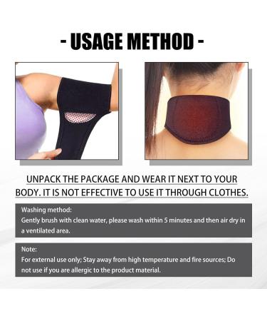Dewin Self-Heating Neck Supports - 2 Pack | Magnetic Thermal Protection for Neck & Shoulder Pain Relief - Buy Online on GoSupps.com