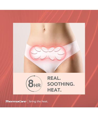 ThermaCare Menstrual Pain Relief Patches - 6 Count Discreet Heat Wrap - Buy Online on GoSupps.com