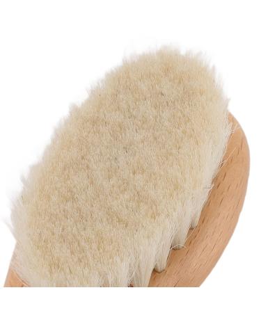 Natural Wool Baby Hair Brush & Comb Set | Gentle Scalp Massage | Exquisite Wooden Design - Buy Online on GoSupps.com