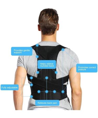 2023 Back Brace Posture Corrector Spine Shoulder Neck Posture Correction Belt Prevent Scoliosis Improve Hunchback G L/Large G L/Large - Buy Online on GoSupps.com