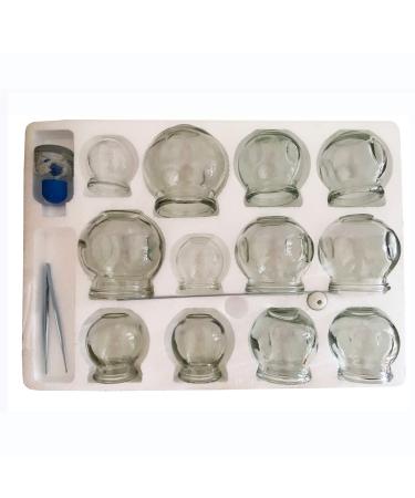 Zcoins 12 small cupping glasses with suction cups