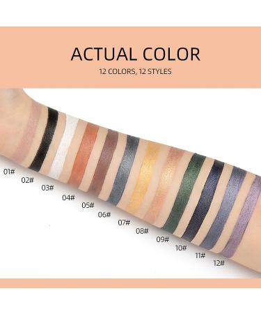 MEICOLY 2pcs Creamy Eyeshadow Stick Set - Waterproof Shimmer Blue and Green Eyeshadow Pencil Crayon for Easy Color Application - Buy Online on GoSupps.com