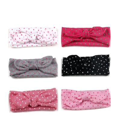 Jmmiha 6 Baby Baby Coloring Band Baby Turban Girl Headwrap Knot Headband Newborn infant toddler headband rabbit ears Knit Head Wraps (m for toddler 15 ") - Buy Online on GoSupps.com