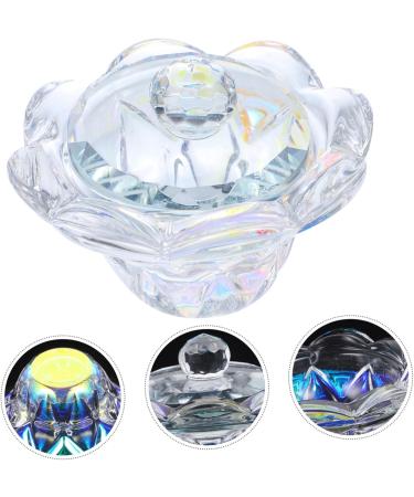 minkissy 1pc Nail Art Crystal Cup Manicure Crystal Cup Liquid Powder Mixing Cup Clear Container Mini Containers Nail Art Powder Dish Nail Crystal Bowls Nail Liquid Dish Nail Art Dish Cup - Buy Online on GoSupps.com