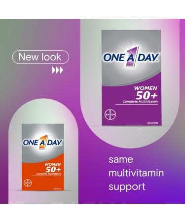 One A Day Multivitamin For Women 50 Plus - Daily Vitamins For Women With Vitamin A B6 B12 C D E Biotin Calcium Magnesium & Zinc Helps Support Immune Function Bone Health And More 90 Tablets - Buy Online on GoSupps.com