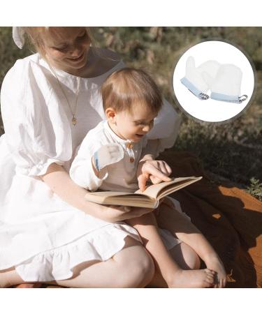 Ciieeo Baby Essentials 1 Pair of Anti-scratch Infant Gloves, Stop Thumb Sucking Kit for Babies - Buy Online on GoSupps.com