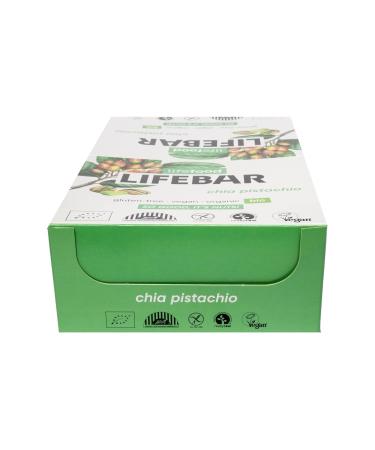 Lifefood Lifebar Energy Seal - 15 Pack Vegan Sports Bars (Chia Pistachio) - RAW Organic Gluten-Free Lactose-Free No Added Sugar - Buy Online on GoSupps.com
