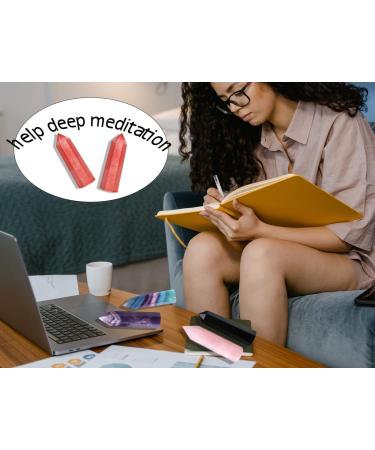 Buy Xiannvxi 2-Inch Red Tourmaline Crystals - Natural Hexagonal Point Healing Stones for Meditation & Energy Therapy - International Shipping Available - Buy Online on GoSupps.com