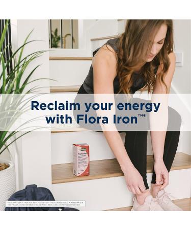 Flora Iron+ Herb with B-Vitamin Complex 7.7 fl oz - Boost Energy & Immunity - Buy Online on GoSupps.com