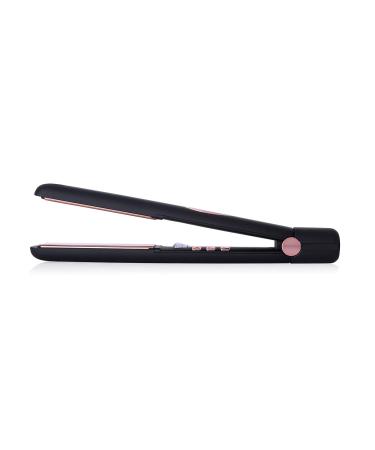Professional Titanium Hair Straightener - 1-Inch Flat Iron for All Hair Types - Negative Ion Booster for Shinier Hair | International Shipping Available - Buy Online on GoSupps.com