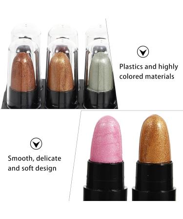 Lurrose 12 Pcs Waterproof Eye Shadow Stick Set - Natural Shimmer Eye Shadow Pencils for Long-Lasting Color - Buy Online on GoSupps.com