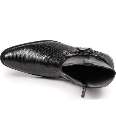 Men's Metrocharm Diego-01 Western Cowboy Boots - Size 9, Black - Buy Online on GoSupps.com