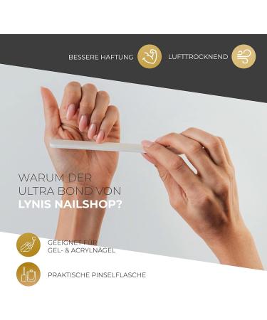 Ultra Bond for Gel Nails and Acrylic Nails as a Bonding Agent Against Lifts with Reinforced Adhesion by Creating the Sweat Layer 15 ml Lynis-Nailshop.de - Buy Online on GoSupps.com