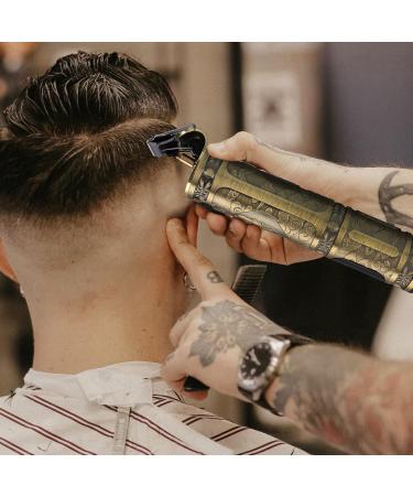 Irishom Men Hair Clippers Cordless Barber Clipper Hair Cutting Kit Beard Trimmer Haircut Grooming Set T-Blade Trimmer USB Electric Beard Trimmer LCD Display Grey - Buy Online on GoSupps.com