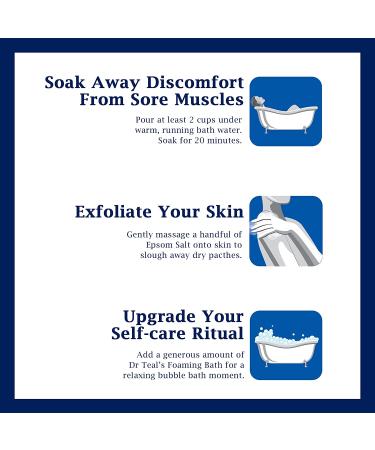 Dr Teal's Epsom Salt Soak Wellness Therapy with Rosemary & Mint 3 lbs - Pack of 4 - Buy Online on GoSupps.com