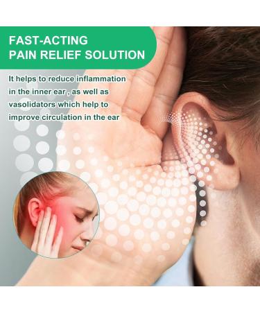 Tinnitus Relief Ear Drops - Pain Relief, Earache Relief, Treatment for Ringing Ears - Buy Online on GoSupps.com