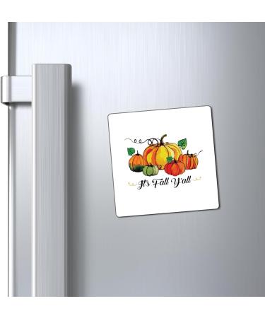 Fall Y'all Pumpkins Pumpkin T-Shirt | Fall T Shirt | Thanksgiving T-Shirt | Blessed Tshirt | Thankful Tshirt Magnets 4" 4" - Buy Online on GoSupps.com