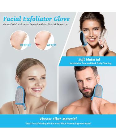 TimeTinkle Exfoliating Mitt & Set: Shower Gloves, Face Scrubber, Scalp Massager, Foot File - Dead Skin Remover - Buy Online on GoSupps.com
