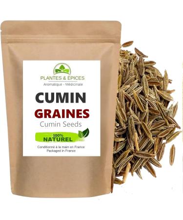 Cumin Entier en graines Naturel 250g - Sachet Fra cheur Herm tique Refermable (250g) 250 g (Lot de 1) - Buy Online on GoSupps.com