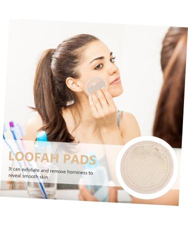FRCOLOR 2 Sets Loofah Face Wash Powder Puffs - Natural Makeup Remover & Facial Cleaning Pad Beauty Kit | Eco-Friendly Sponge Puff & Accessories - Buy Online on GoSupps.com