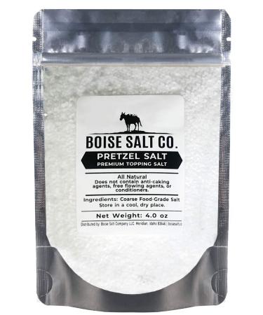 Boise Salt Co. Pretzel Salt  4 Ounce Resealable Standup Pouch (4 oz) 4.0 ounces