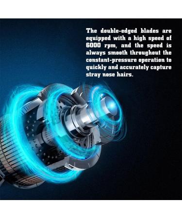 Ear Nose Hair Trimmers for Men Portable Nose Hair Trimmer Nose Hair Trimmer for Men Rechargeable Mini Nose Trimmer Easy to Clean (Blue) One Size Blue - Buy Online on GoSupps.com