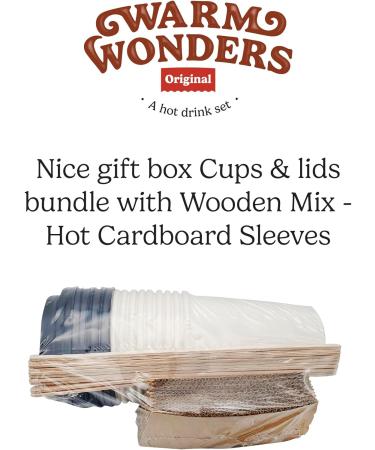 WarmWonders Original - 10 Mugs Hot Drink Set - Coffee and Tea - Includes Assortment of Original Coffee Tea Bags Biscuits Semi Milk Sticks - Airport Security Approved Gift Basket - Buy Online on GoSupps.com