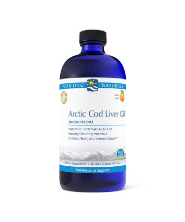 Nordic Naturals Arctic Cod Liver Oil Orange  16 fl oz (473 ml)