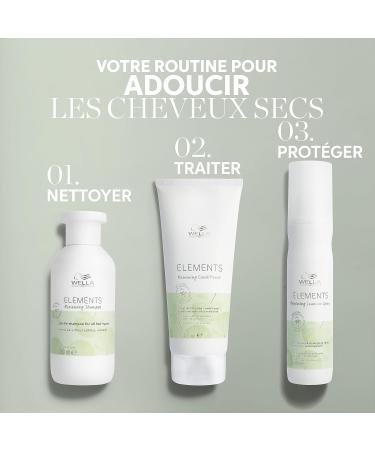 Wella Professionals Elements Gentle Regenerating Shampoo Sulfate and Silicone Free for All Hair Types - Leaves Hair Soft and Shiny with Aloe Vera 250ml - Buy Online on GoSupps.com