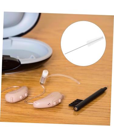 5pcs Hemoton Cleaning Brush Set - Stainless Steel Nylon Earwax Remover & Hearing Amplifier Cleaner - Buy Online on GoSupps.com