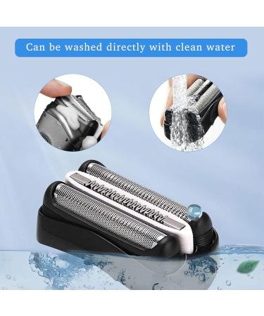 Clke Replacement Head for Braun Series 3 32B Men's Razor - Compatible with 300S 310S 3000S 3020S 3030S 3040S 3050CC 3090CC - Includes Double-End Brush - Buy Online on GoSupps.com