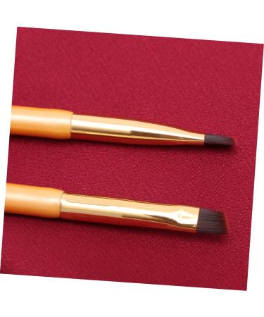 Baluue 9 Pcs Makeup Brush for Eyebrow Double Head Makeup Brush Eyebrow Brush Brow Powder Brush Golden - Buy Online on GoSupps.com