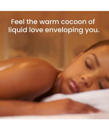 Dude's Love Organic Flavored Warming Massage Oil - Apple Cinnamon | Non-Sticky No Stain | Nourishing Aromatherapy Vegan Oil - 3.38 Fl Oz - Buy Online on GoSupps.com