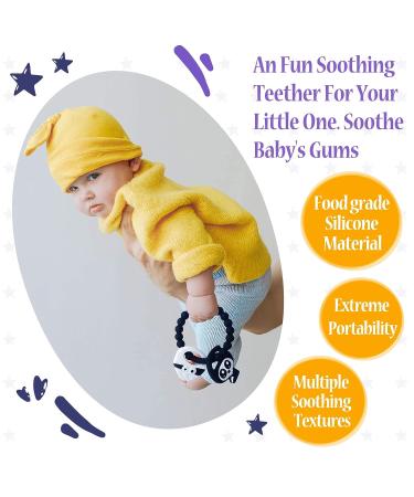 BigSpinach Mummy and Grim Reaper Teether Set for Halloween Fun - Bumpy Ring for Soothing & Easy Grabbing - Buy Online on GoSupps.com